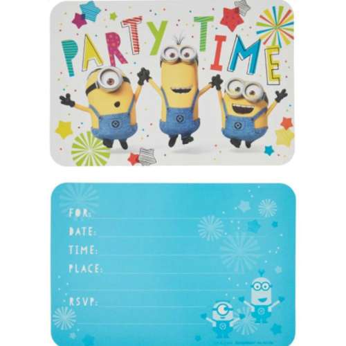 Minions Invitations - Click Image to Close